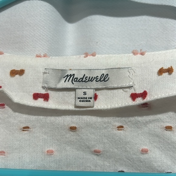 MADEWELL • Short Sleeved Wrap Shirt • Size Small - Picture 4 of 8